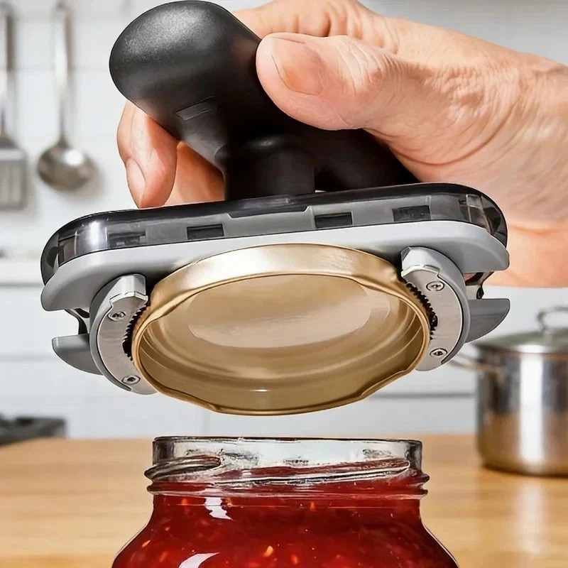 Easy Grip Jar Opener, Non‑Slip Lid Remover for Tight Lids, Seniors, Ergonomic