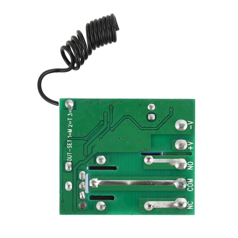 433Mhz Universal Wireless Remote Control Switch With Relay Receiver Module DC12V