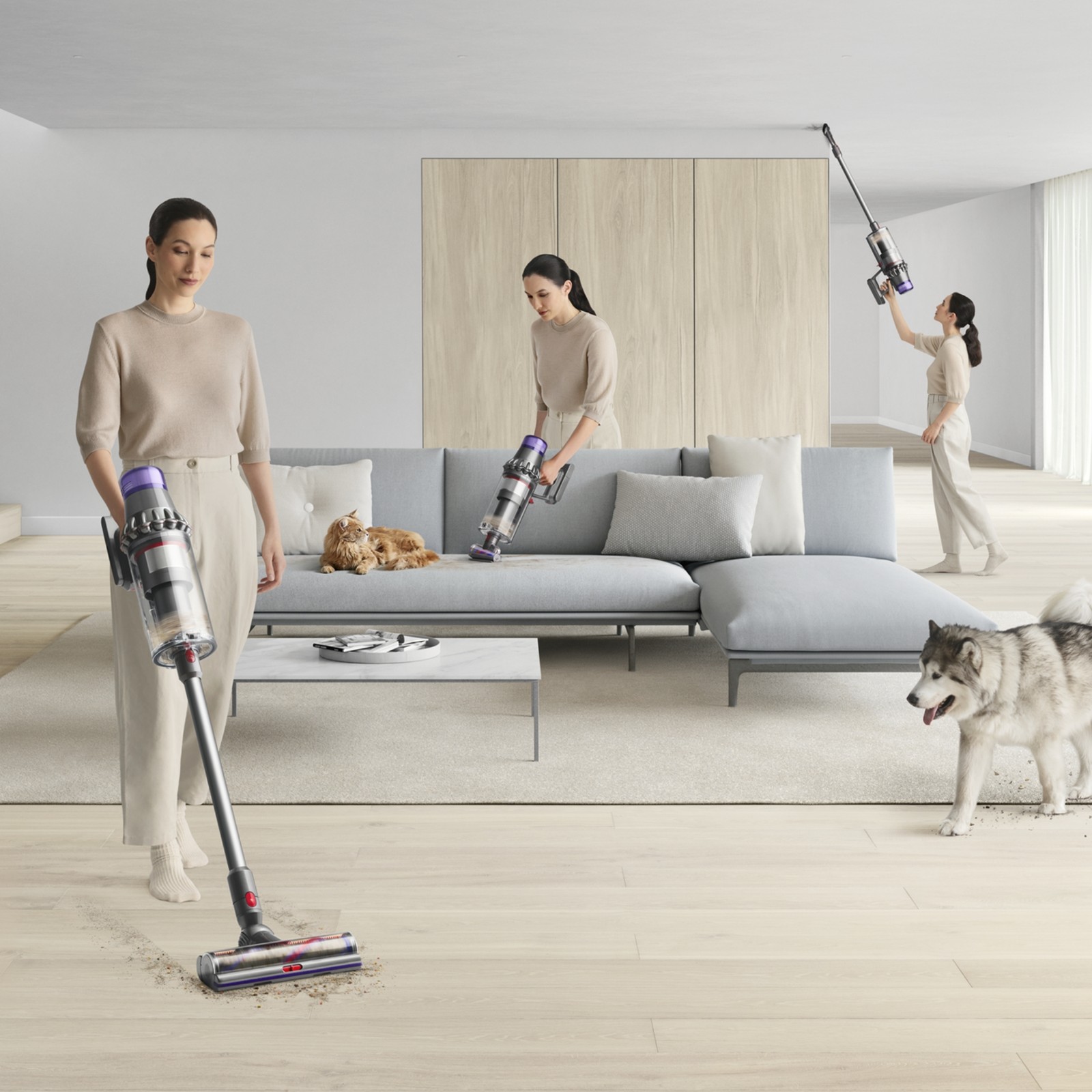 Dyson Outsize Plus Extra Cordless Vacuum Cleaner | Nickel | Refurbished