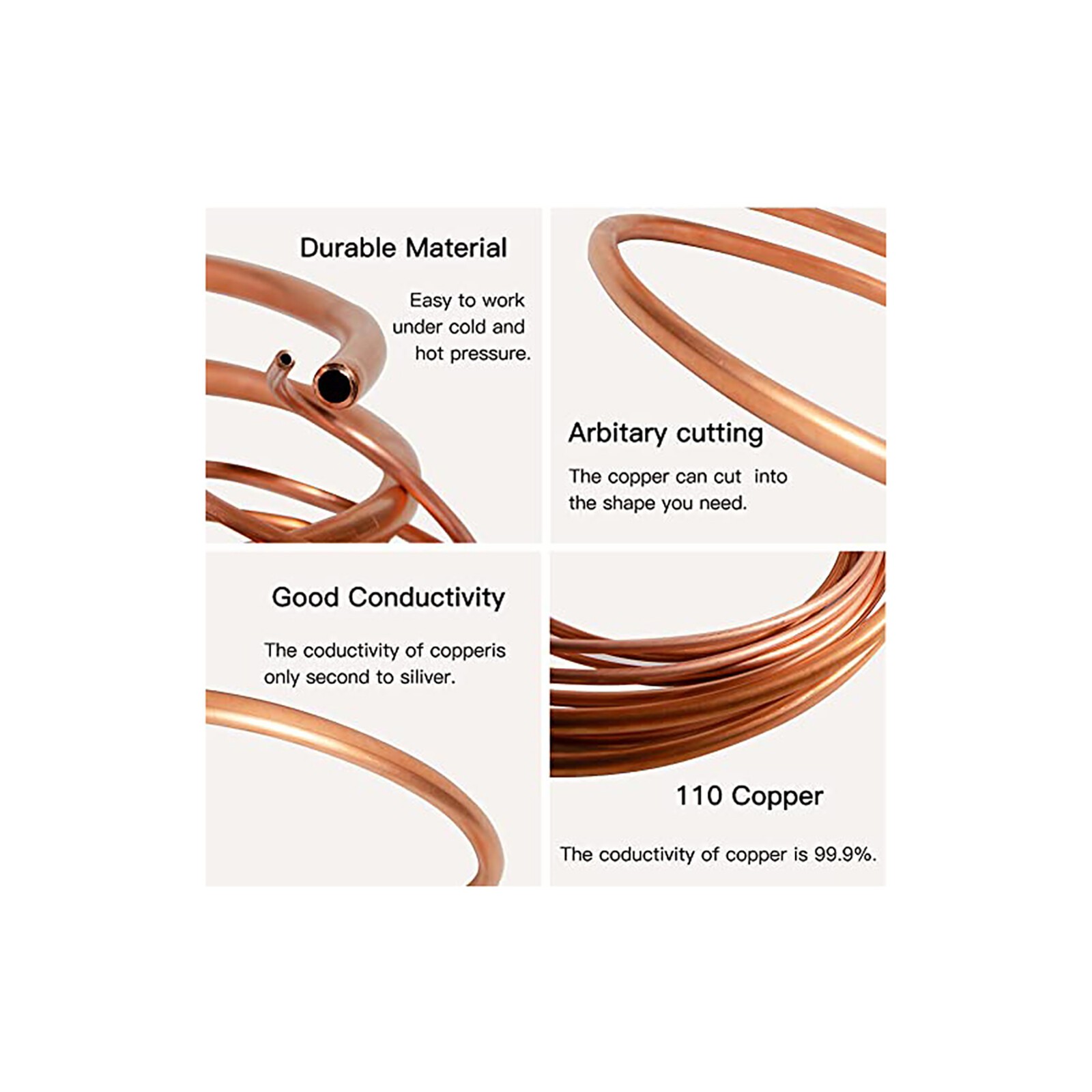 Any Size Copper Tube Type K Soft Coil DIY,Plumbing Air Con,Refrigeration,Camping
