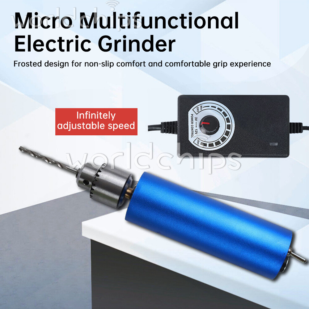 Handheld Mini Metal Electric Grinder Polishing Engraving Stepless Speed Control