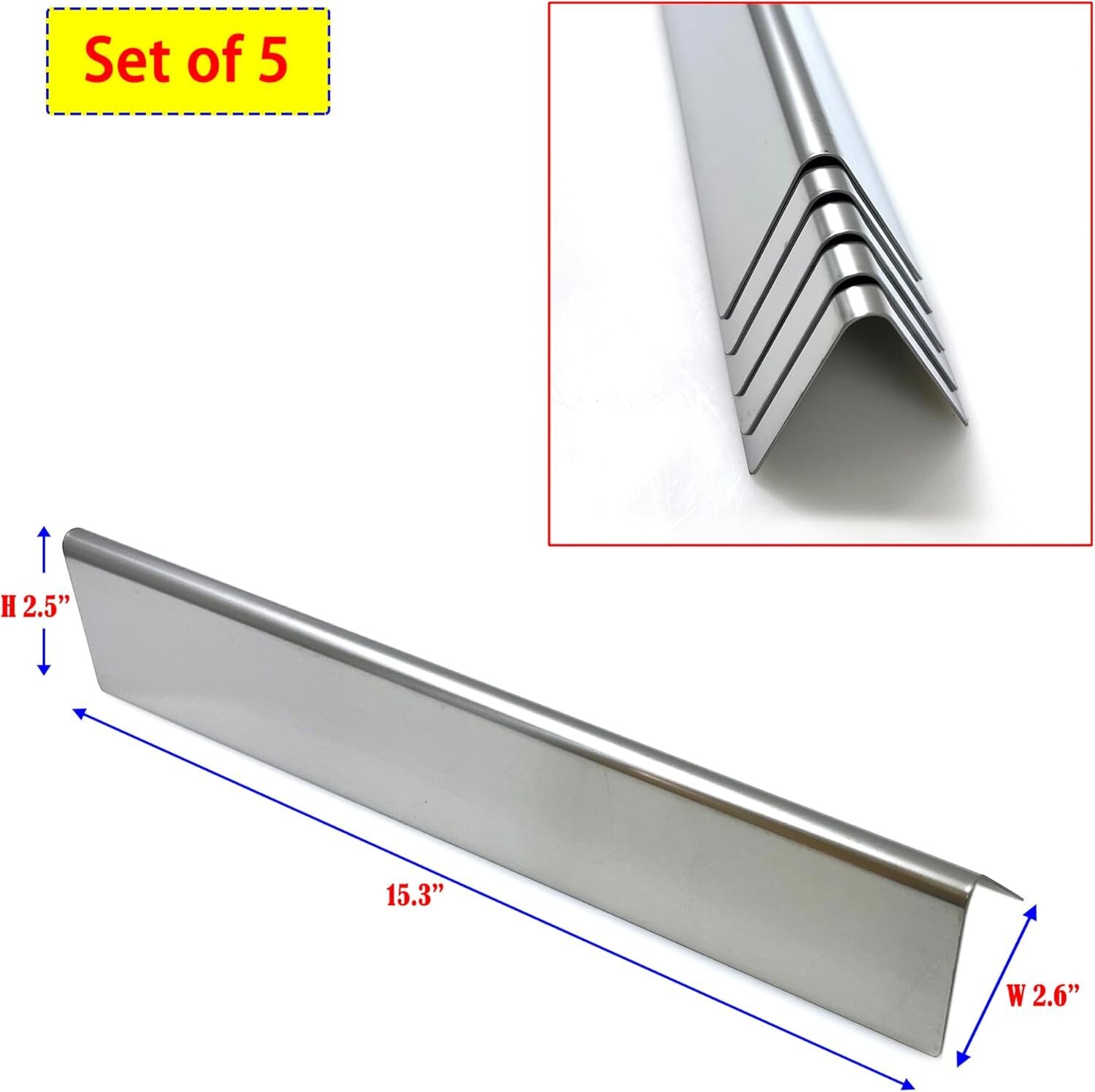 Flavorizer Bars and 69787 Grill Burner for Weber Spirit and Spirit II 300 Series
