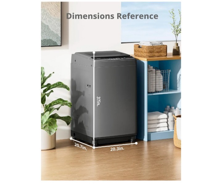 COMFEE’ 1.6 Cu.ft Portable Washing Machine, 11lbs Capacity Fully Automatic…