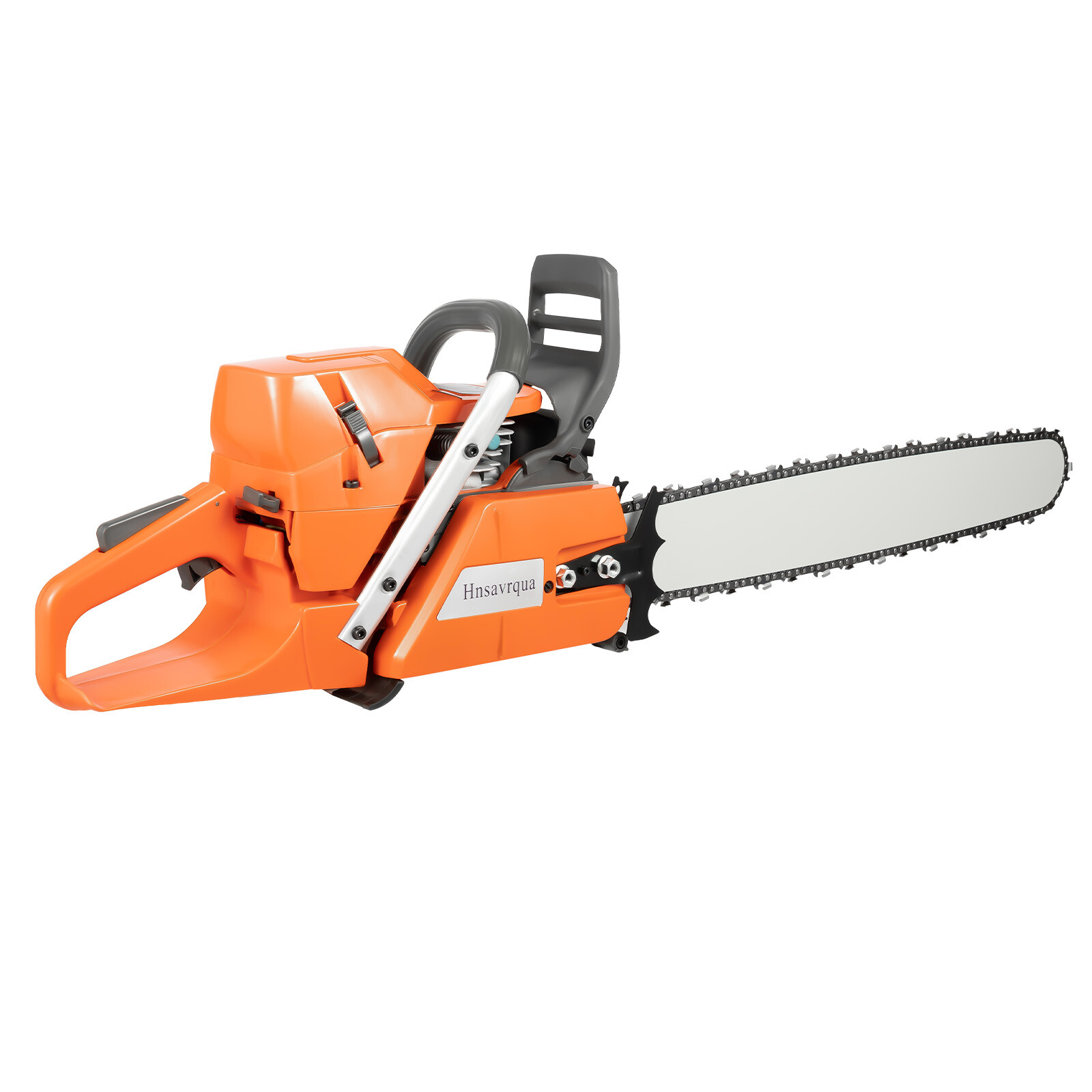 72cc Gas Powered Chainsaw with 24” Guide Bar Saw Chain 2-Stroke Engine Cut Wood