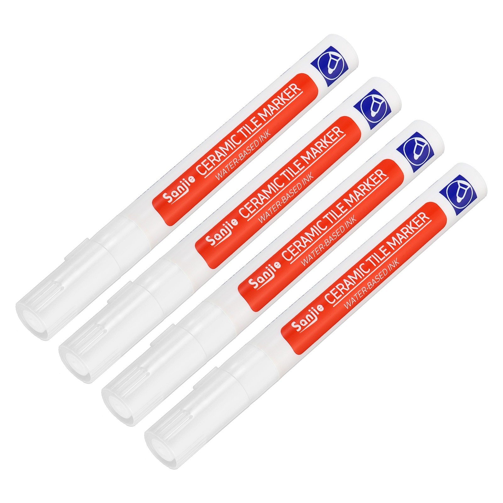4Pcs Grout Paint Pen,Great for Balcony/Kitchen/Bathroom