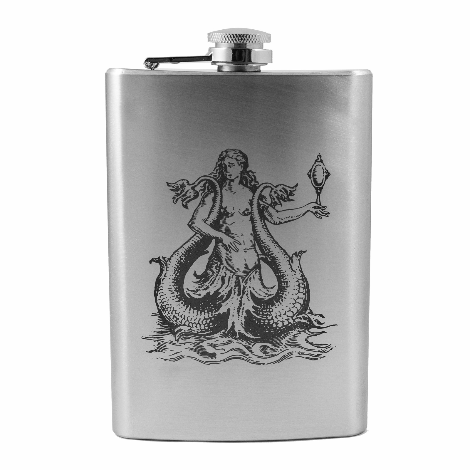 8oz Vintage Siren Flask