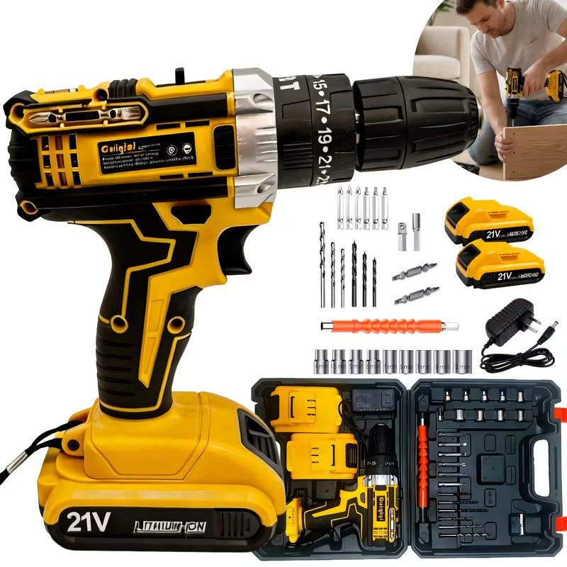 21V Cordless Drill Set