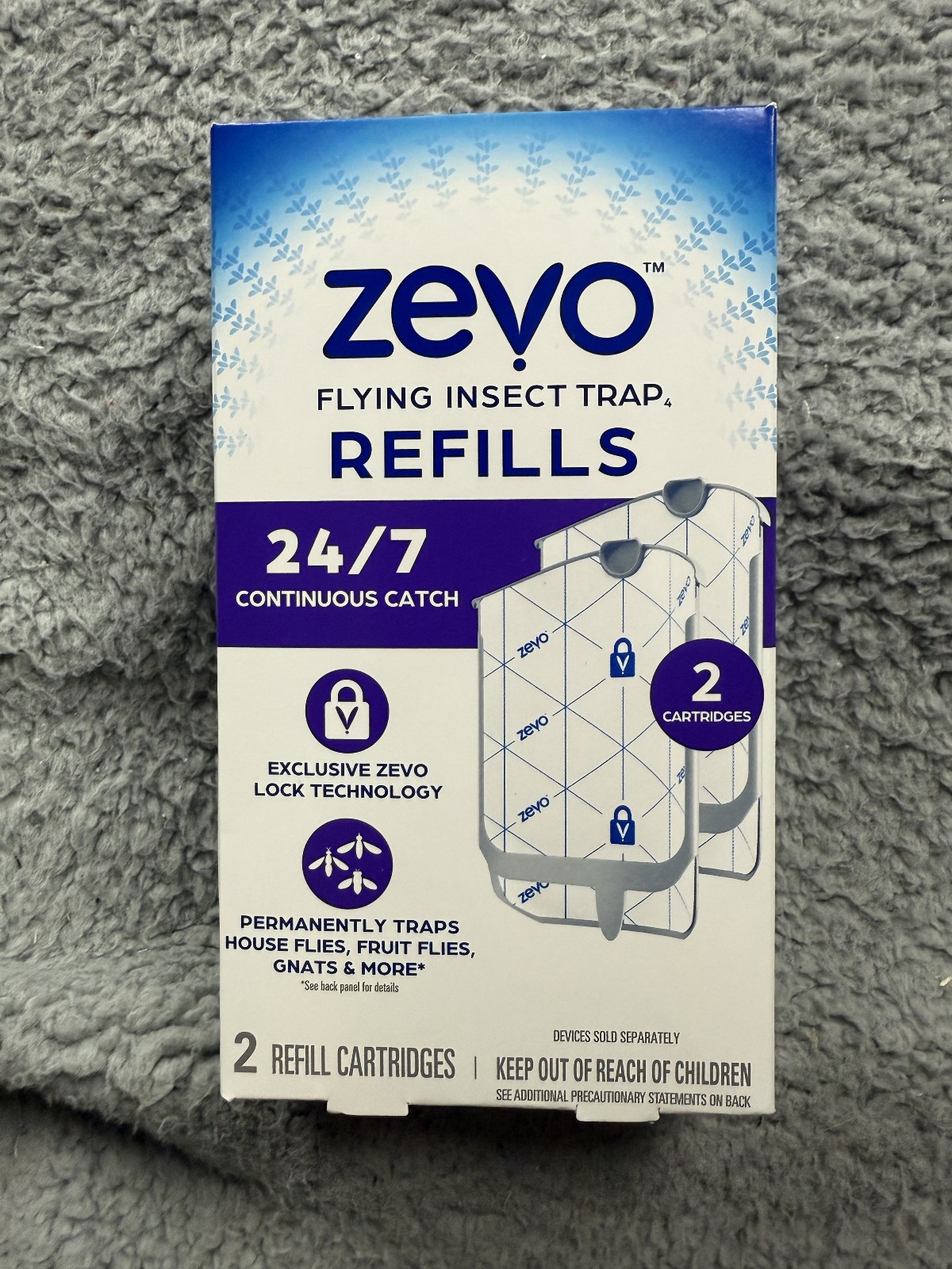 Zevo Flying Insect Trap Value Pack – 2 Cartridges
