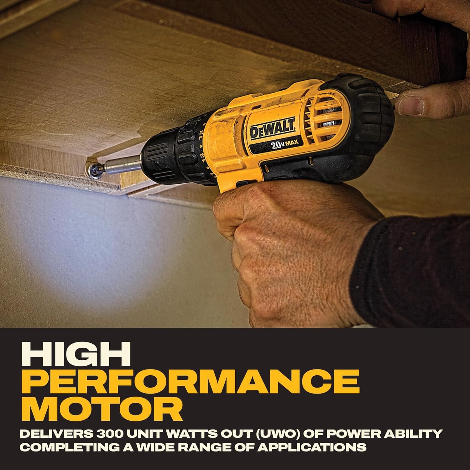 DEWALT DCD771C2 20V Max 1/2″ Drill Driver Kit – 2x 1.3Ah, Charger, Bag