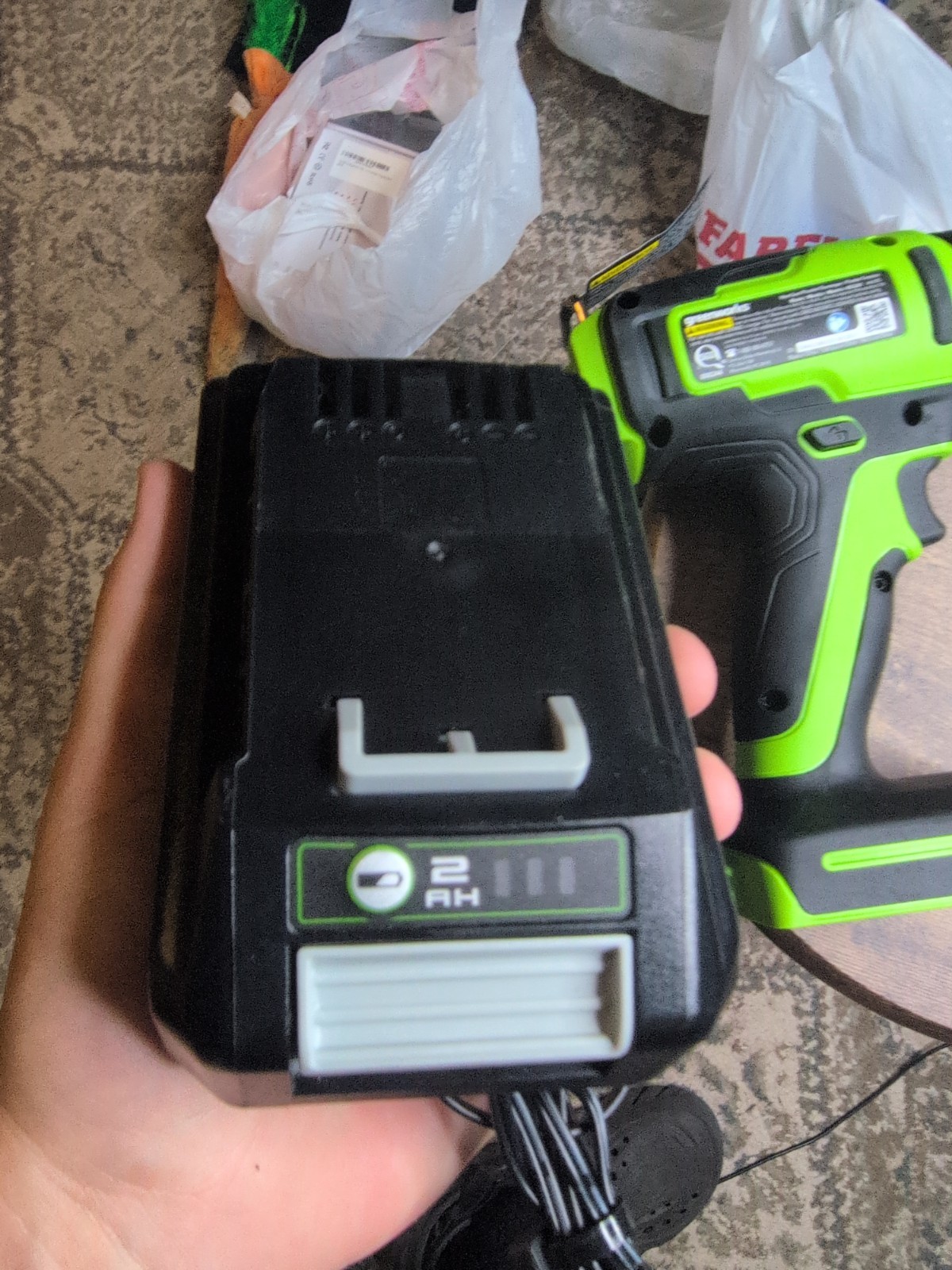 Greenworks 24V max 1000°F Cordless Heat Gun – Tool+Battery+Charger
