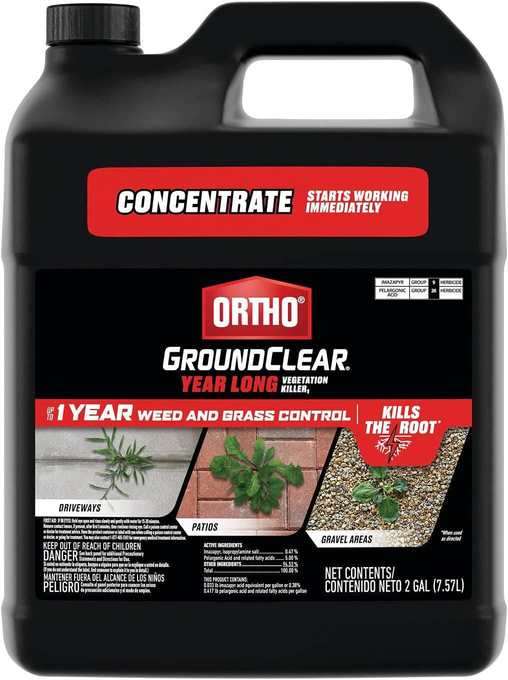 Vegetation Groundclear Concentrate Year Long Killer Ortho Visible Results Gal-US