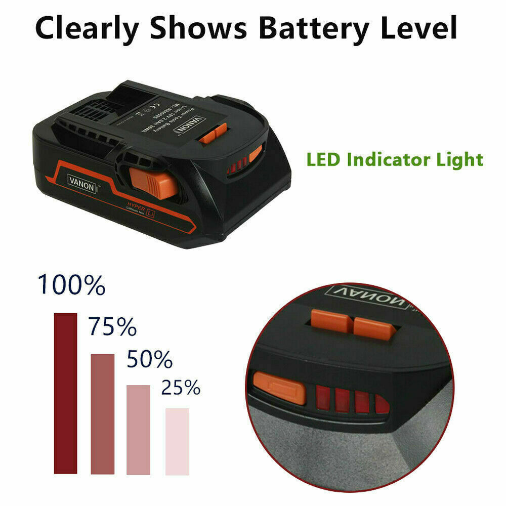 New 18 Volt Hyper Lithium Battery For Ridgid 18V R840087 R840085 Rigid 18V Tools