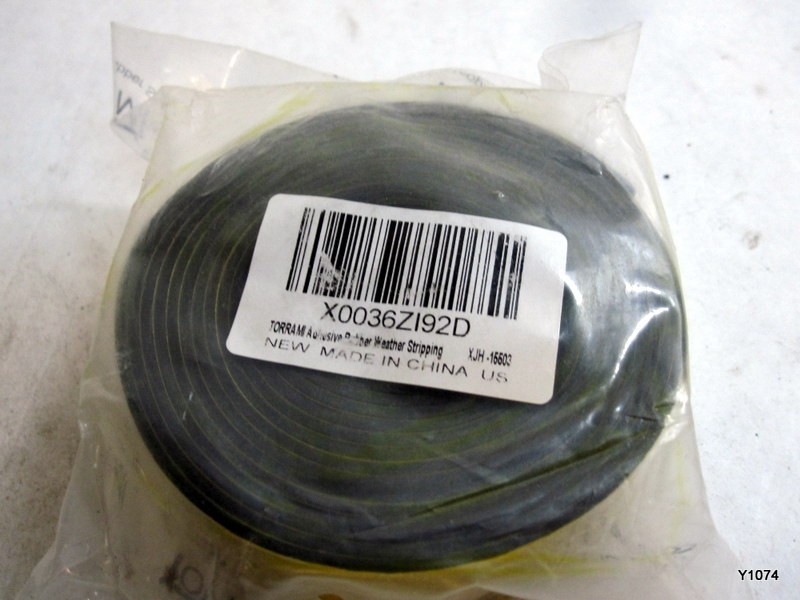 TORRAMI Adhesive Solid Neoprene Rubber Strips 1/16 (.062) inch Thick X 2 inch