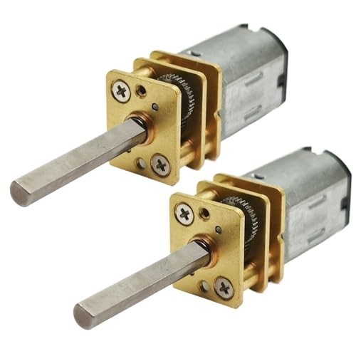 2Pcs DC 12V 800RPM 20mm Long Shaft GA12 N20 Motor for Drones 3-12V 15-4000RPM