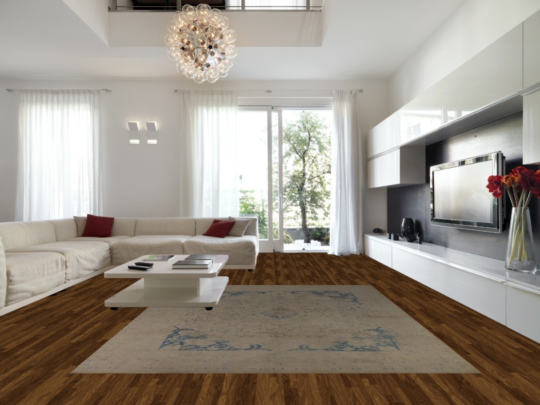 Muted Traditional Area Rug 10×13 Handmade Wool Distressed Floral for Any Room