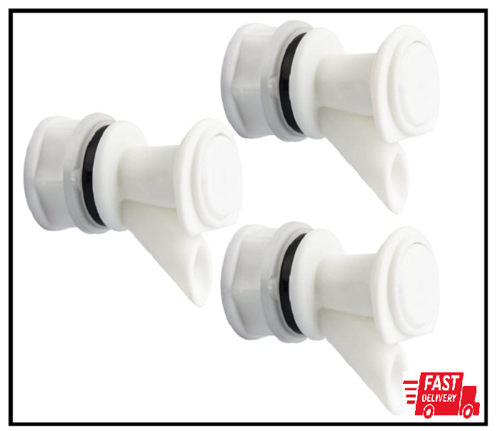 Push-Button Cooler Spigot Replacement, Fits Igloo 2-10 Gallon Water Coolers
