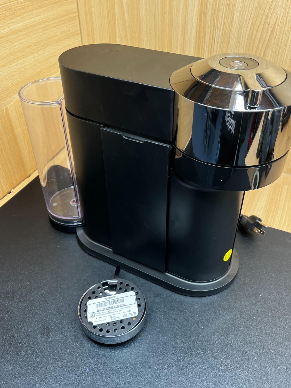 Nespresso Vertuo Next Deluxe Coffee Dark Chrome