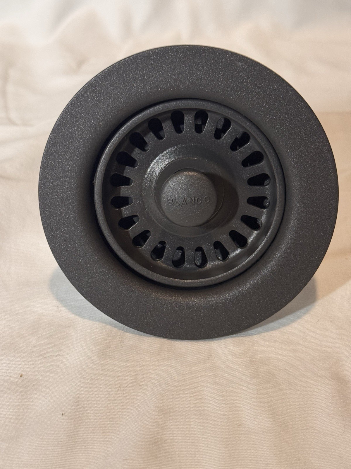 Blanco 441481 Matte Cinder Plastic Basket Strainer, 3.5 In., Corrosion Resistant