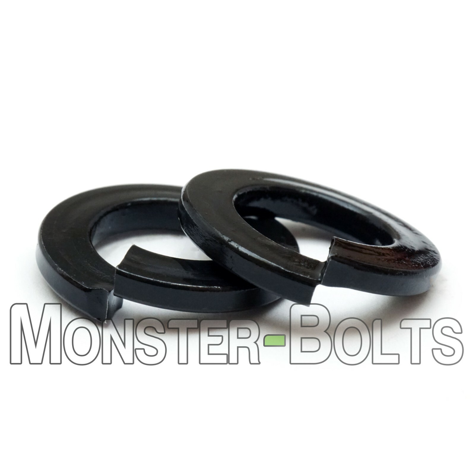 Metric Steel Split Lock Washers w Black Ox DIN 127B – M2 M2.5 M3 M4 M5 M6 M8 M10