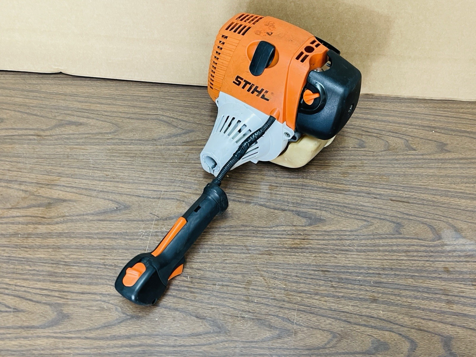 STIHL FS110R String Trimmer Engine Powerhead 31cc Project STARTS UP RUNS Read🛠️