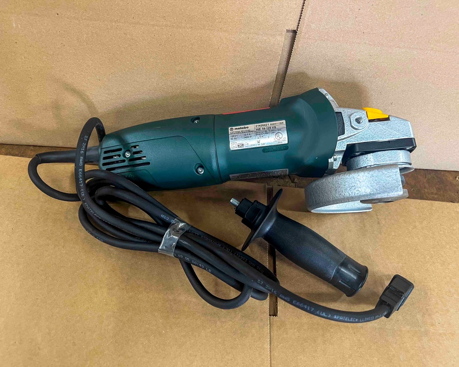 Metabo WE 14- 125VS Quick 4 1/2″ Grinder