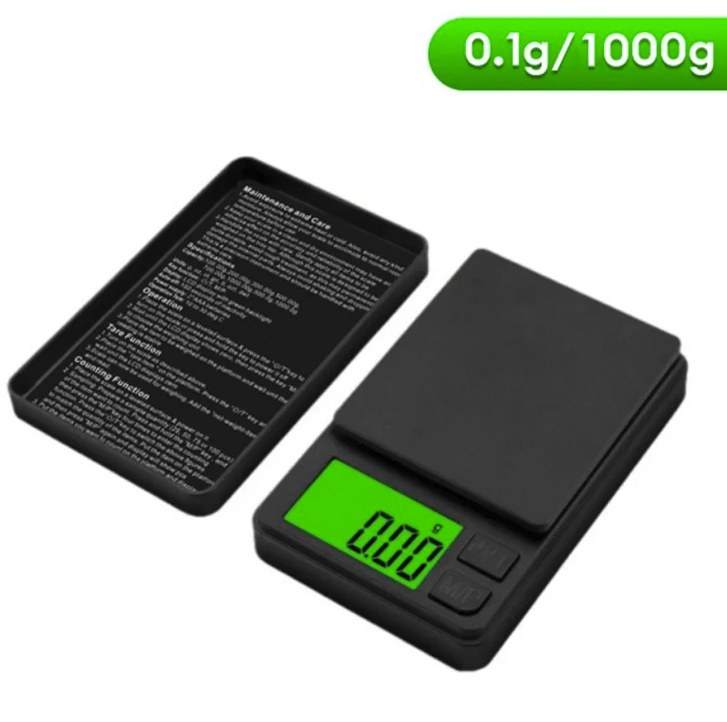 1pc Digital Pocket Scale 1000g 0.1g Mini Gram Jewelry Food Scale – NEW