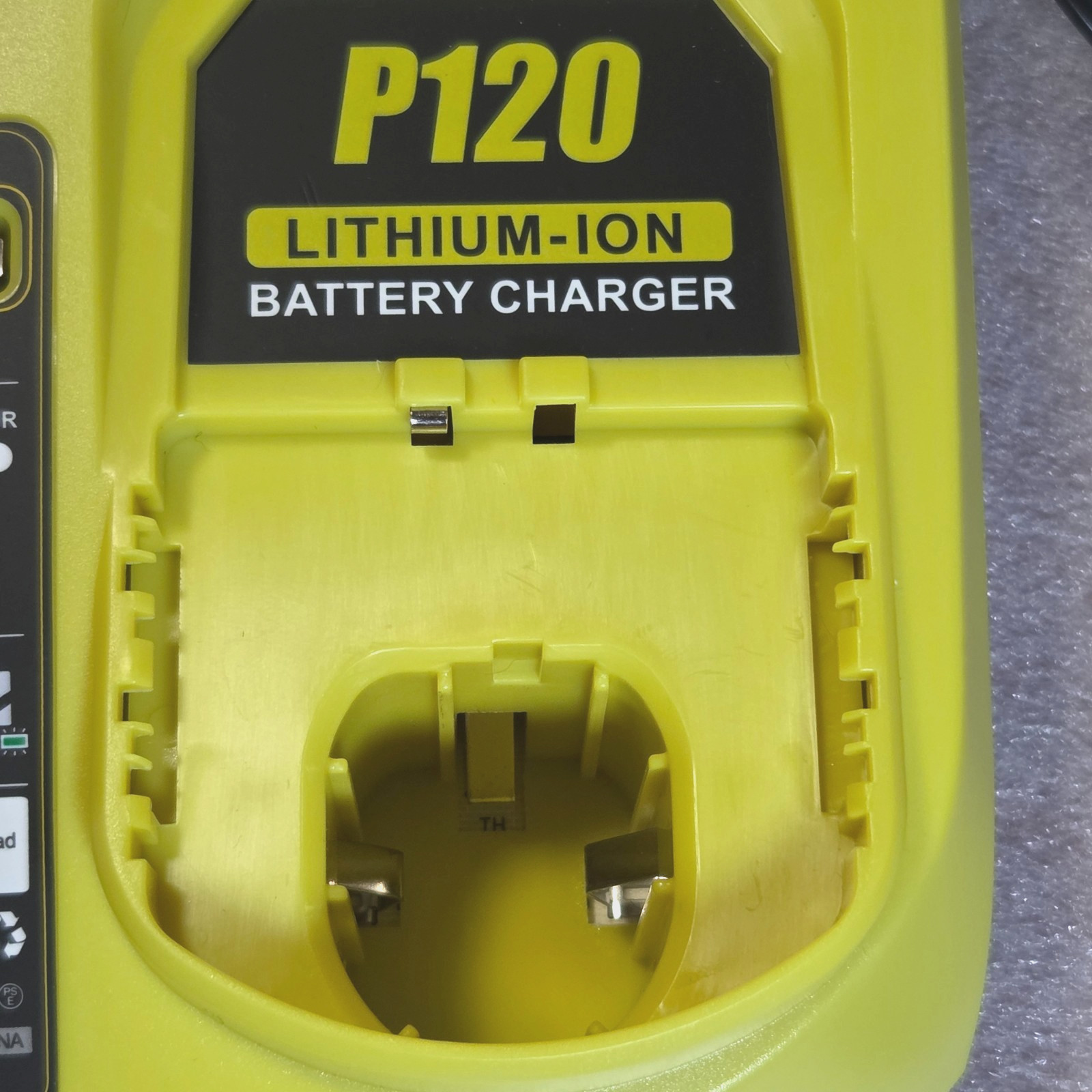 P117 Upgraded P120 with 2 USB Port Charger Replacement for Ryobi P117 P118 P119