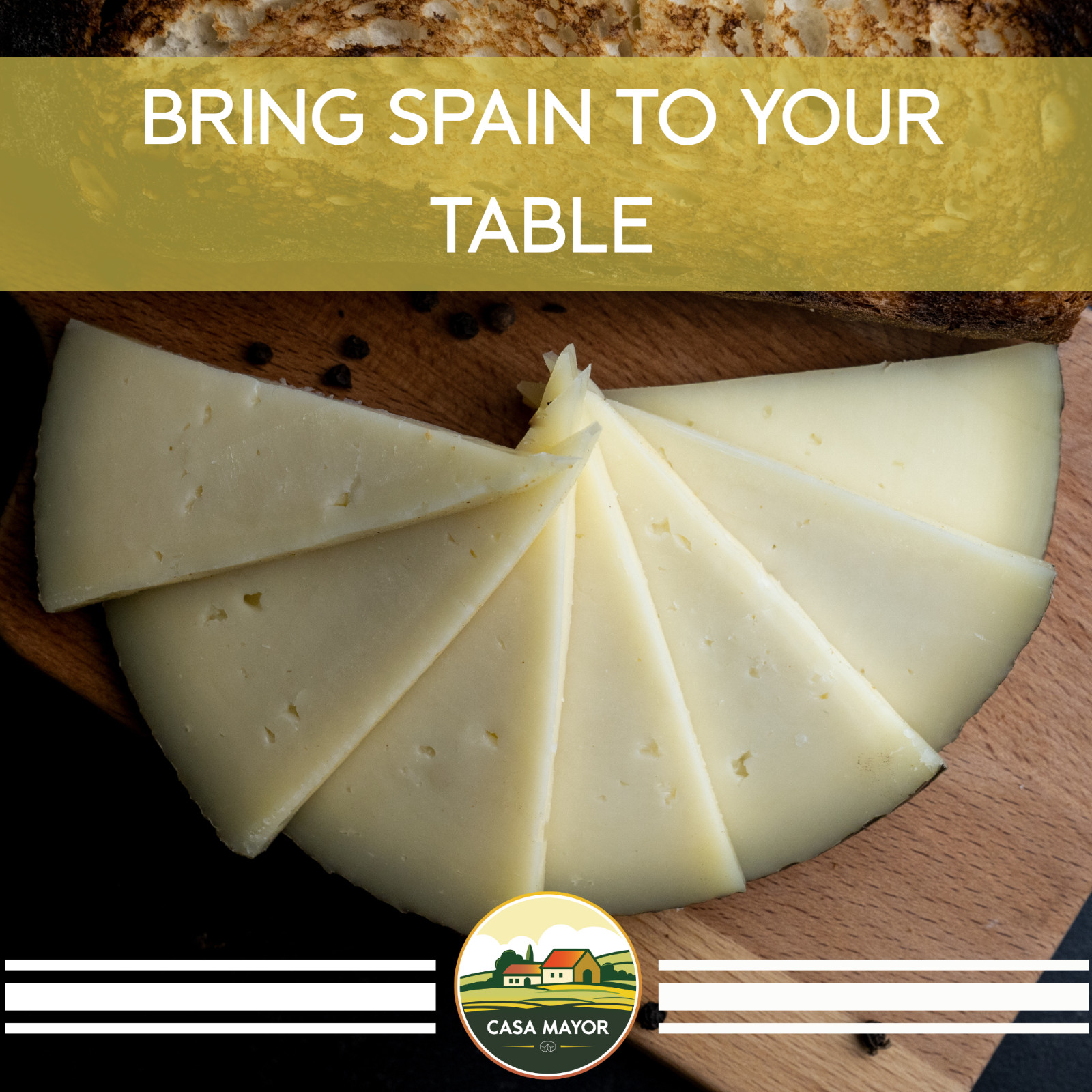 Manchego Cheese D.O.P – Approx. 1 lb Wheel – Aged 3 Months – Authentic Spanish