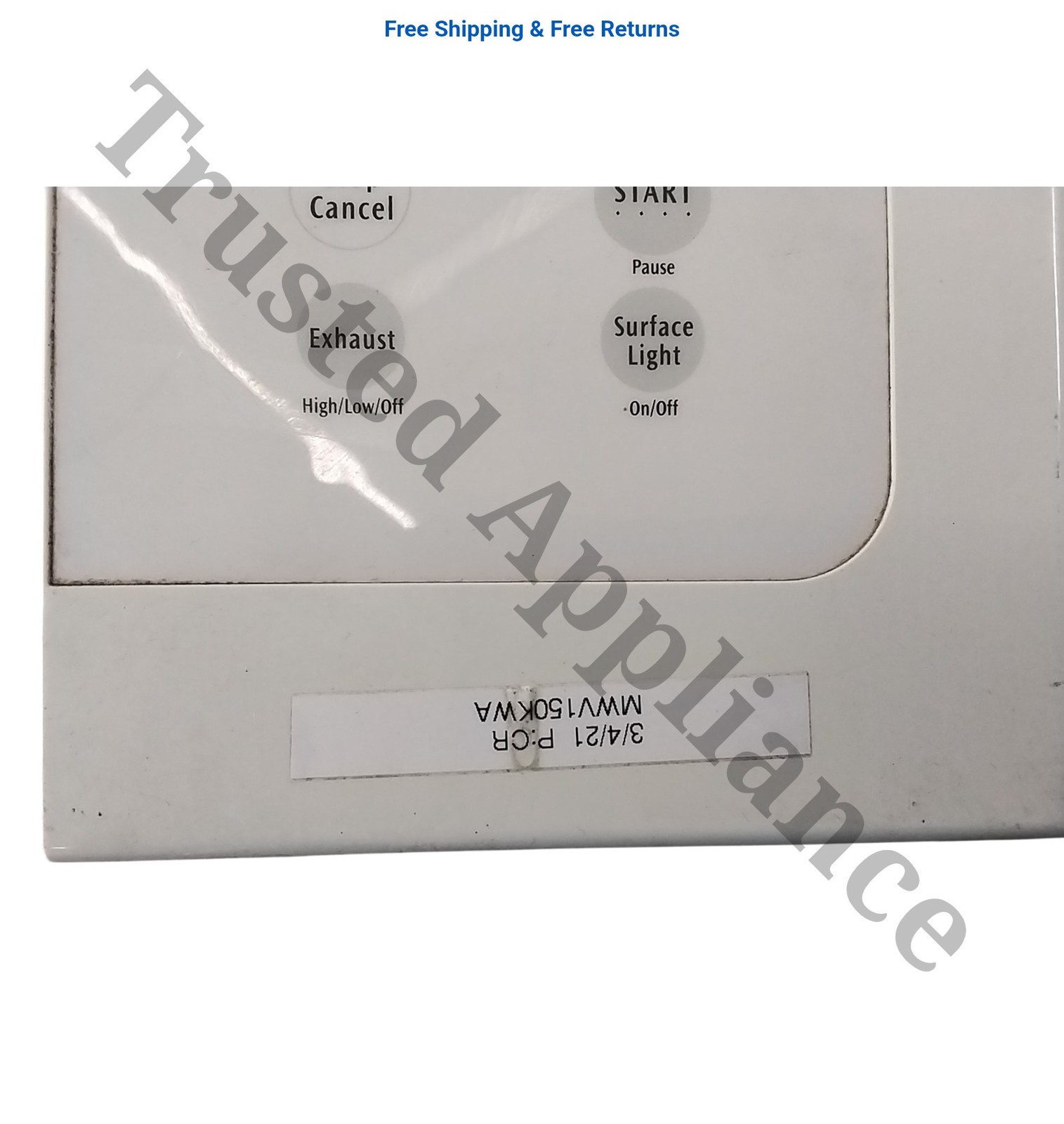 Microwave Control Panel Console EM942KIH-P00A White