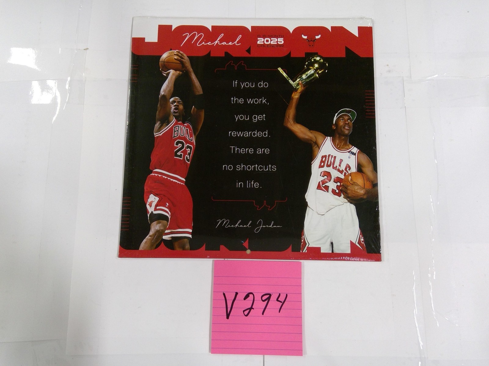 Michael Jordan 2025 Wall Calendar 16-Month DateWorks NBA Basketball Sealed New