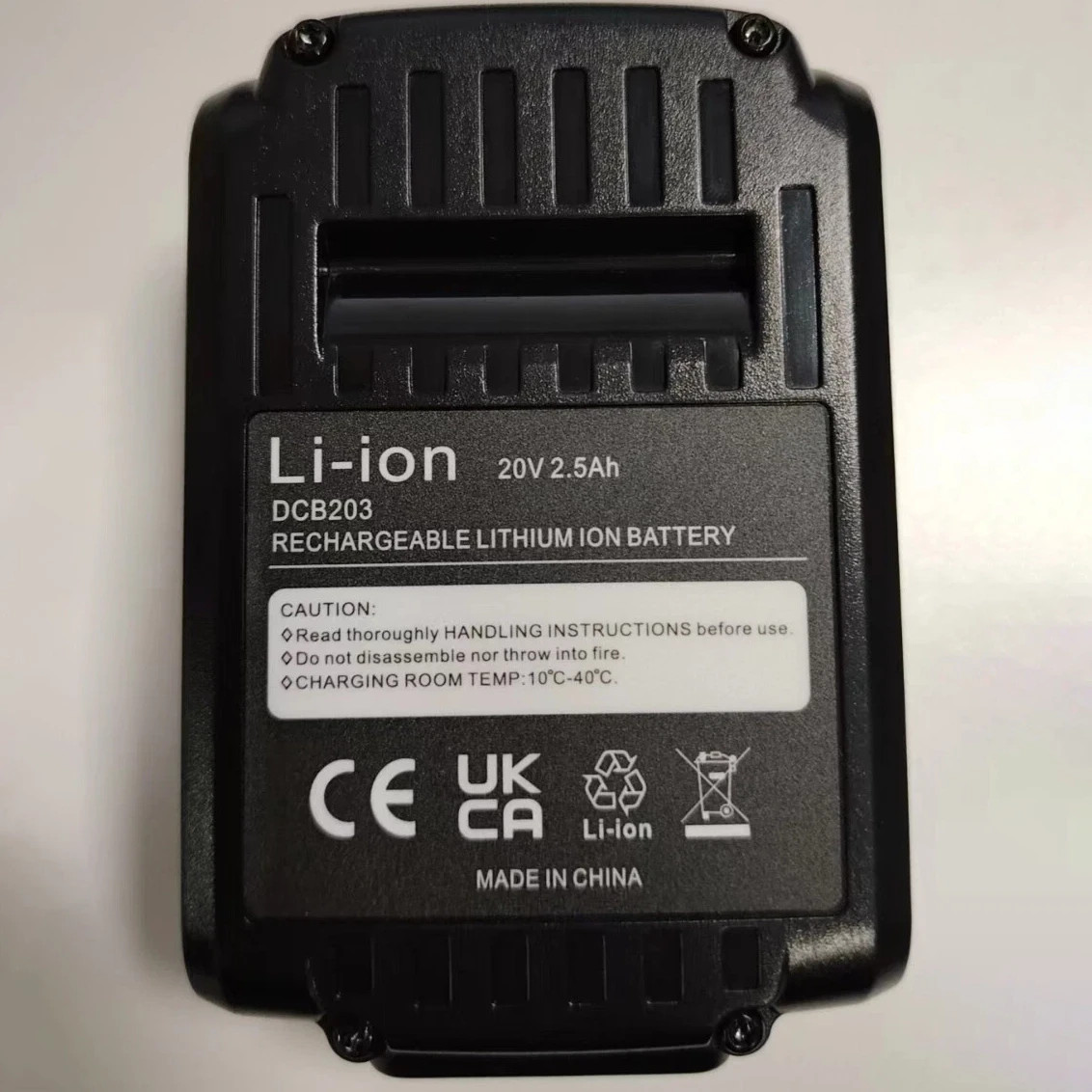 DCB202 20V Battery For DeWalt Max 2.0Ah Lithium Ion Li-Ion 20 Volt DCB201 DCB203