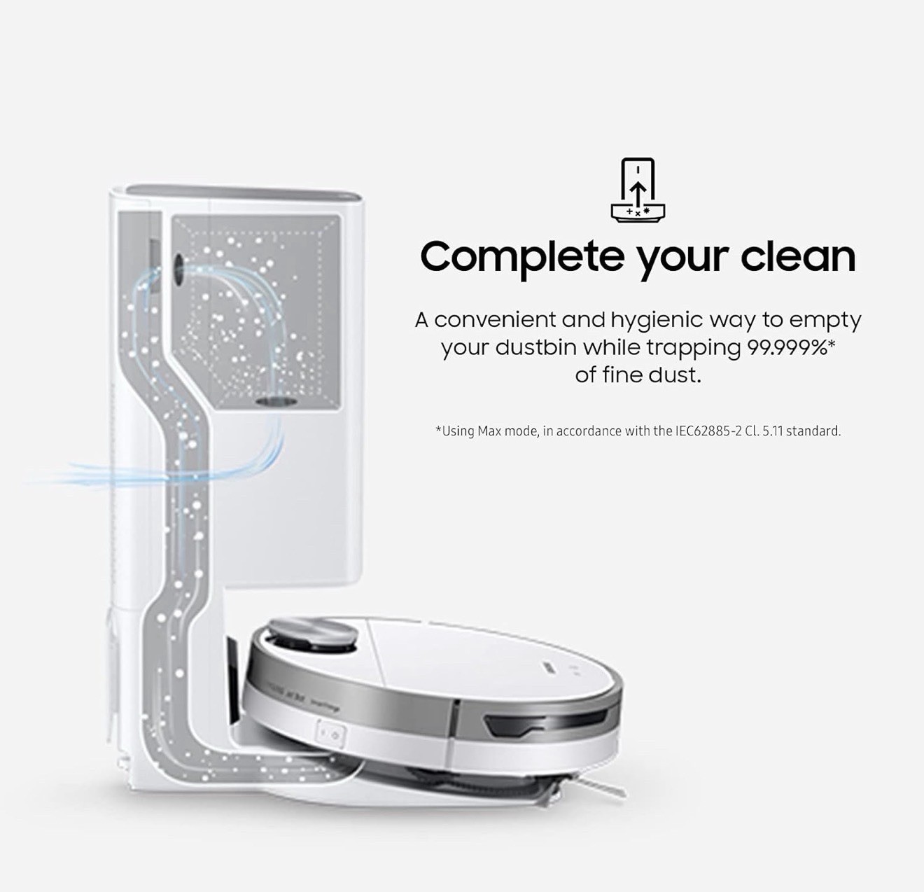 Samsung – Jet Bot+ Robot Vacuum Mop Combo with Clean Station – NEW