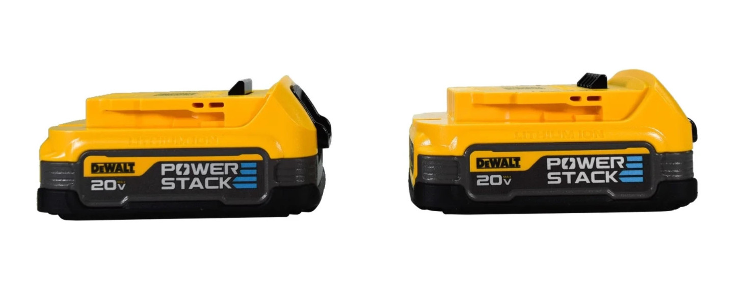 DEWALT DCBP034-2 20V POWERSTACK Compact Li-Ion Battery (Pack of 2)