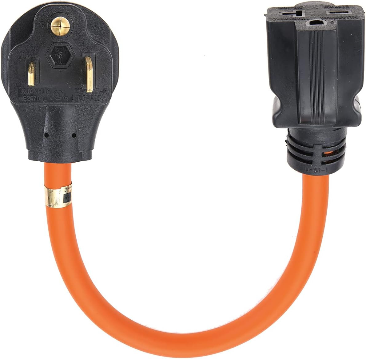 NEMA 6-50P to 6-15R/6-20R Welder Adapter Cord 50 Amp 250V 1.5FT | NEMA 3 Prong