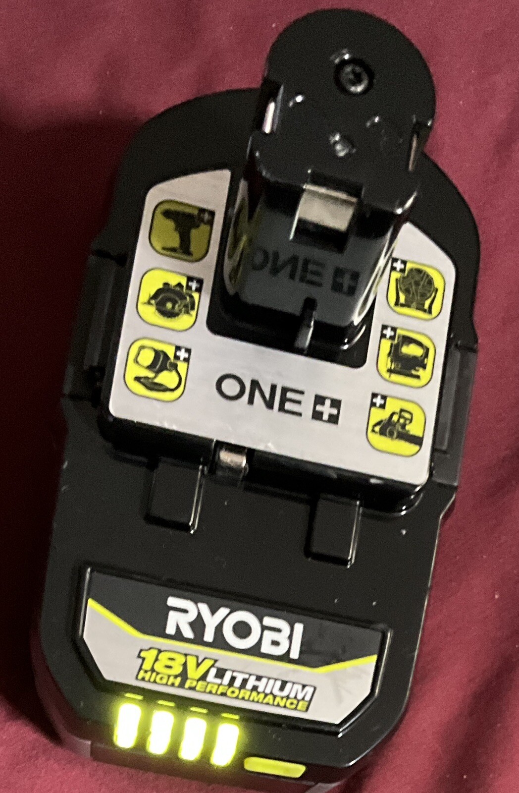 New Ryobi One+ 4Ah 18V Lithium-ion High Performance Battery PBP004 OPEN BOX