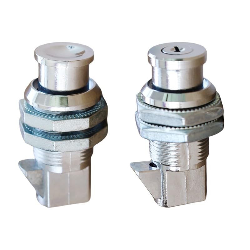 Push Button Latch Perpendicular Doors Boat Tool Box Close Industrial Lock 2PCS