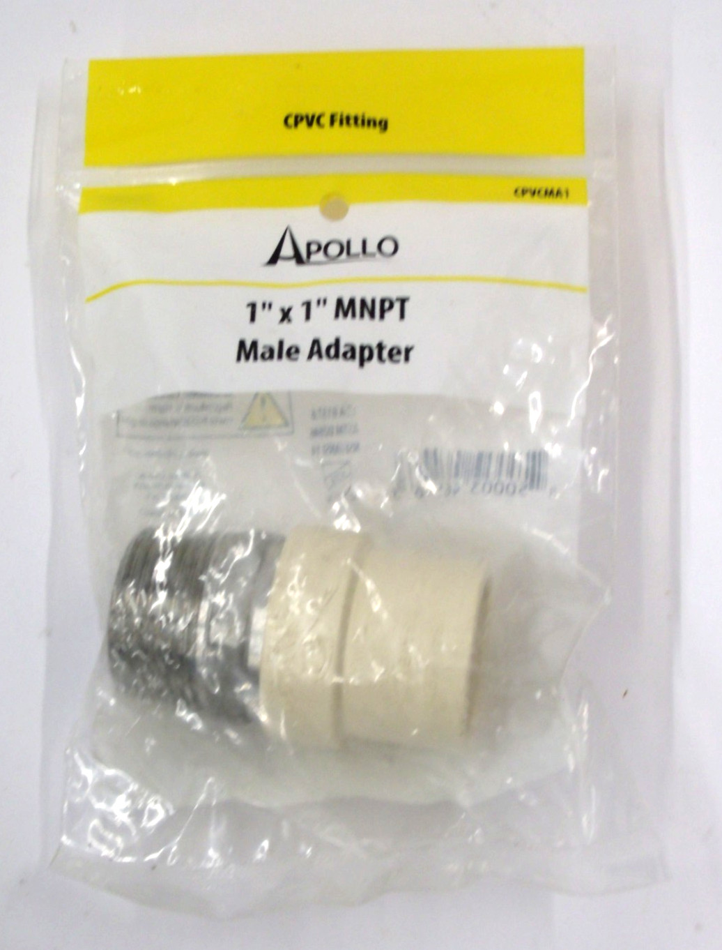 NEW! Apollo 1 in. x 1 in. CPVC CTS Slip Stainless Steel MNPT Adapter