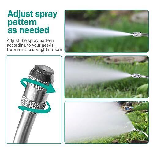 29” Sprayer Wand Replacement, 3/8″ Brass Barb Universal Stainless Sprayer Wand