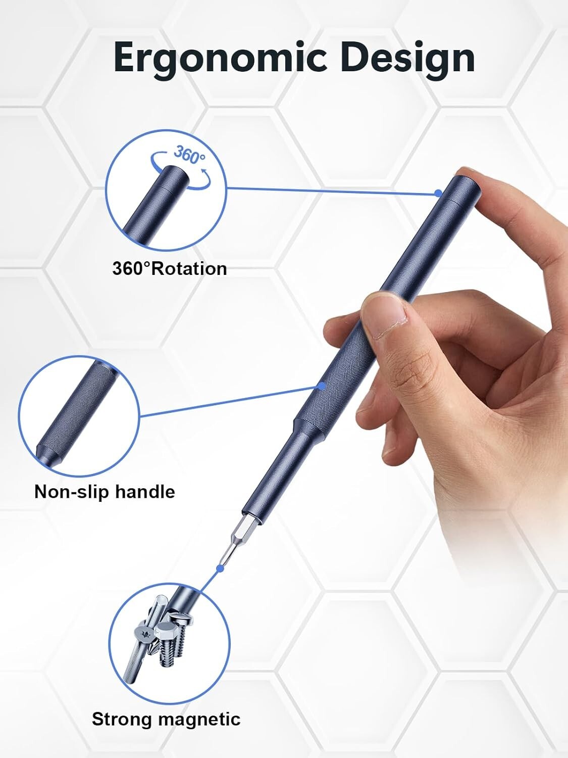 37 in 1 Precision Screwdriver Set Magnetic Repair Kit for Phone Laptop Watch