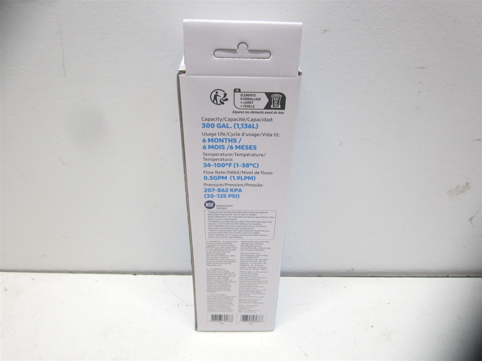 Samsung DA29-00020B HAF-CIN/EXP French Door Refrigerator Water Filter – Lot of 6