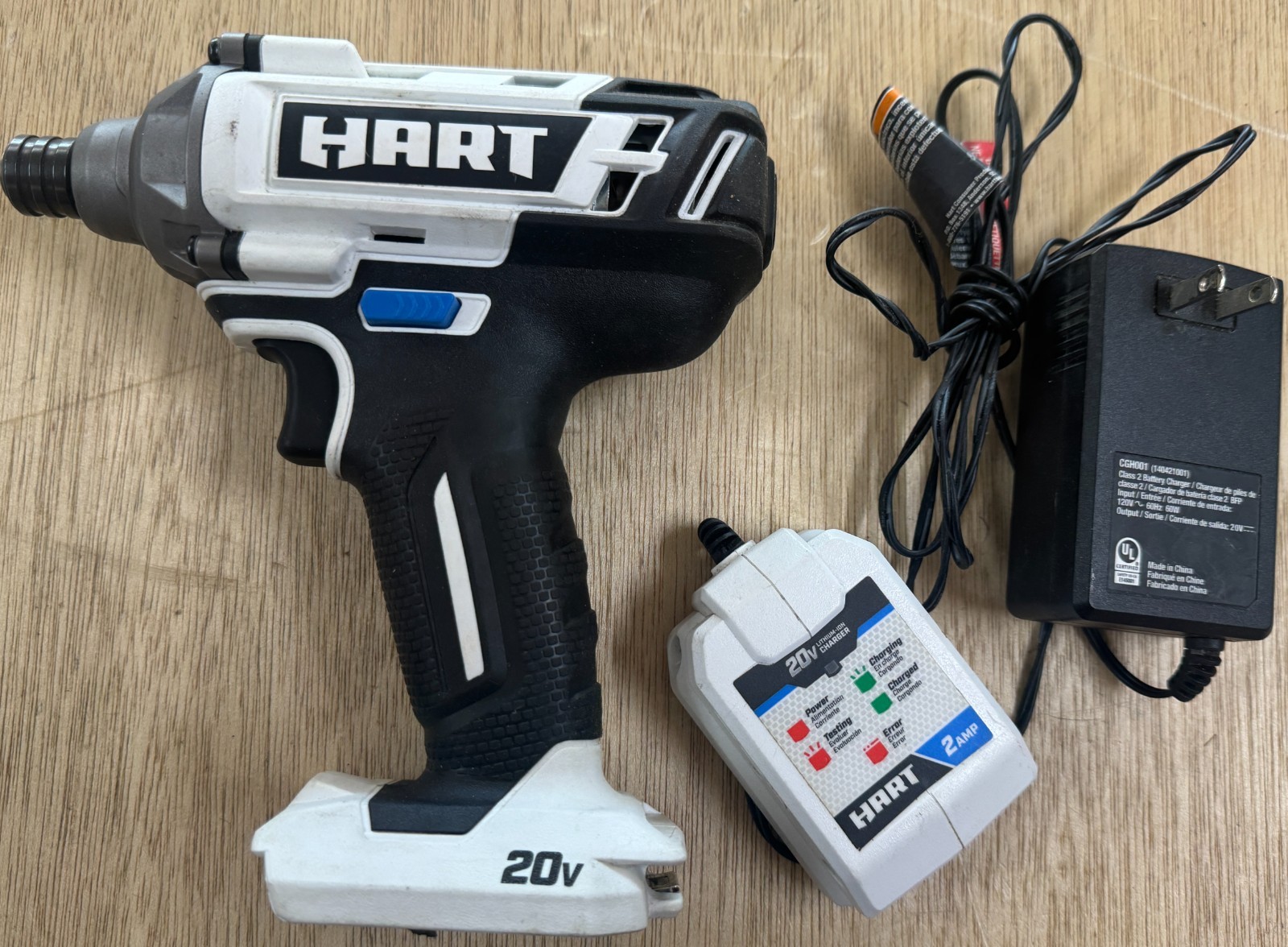 Hart 20v HPID01VN Impact Driver w/ Charger – NO Battery
