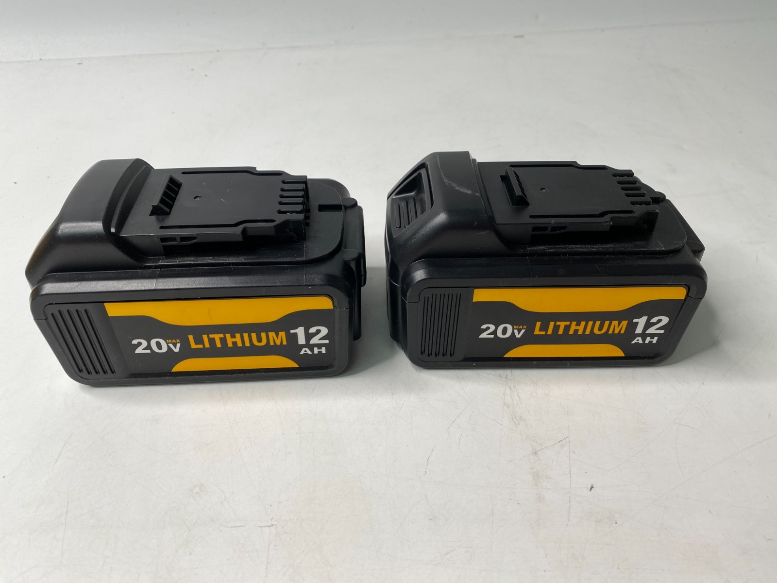 Lot of 2 FOR DEWALT 20V 12.0 AH Lithium-Ion Rechargeable Battery