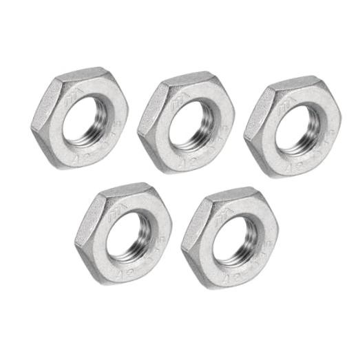 Pcs Cast Pipe Fitting Hex Locknut, 304 Stainless Steel Hex Lock Nut G 1/8″ 5