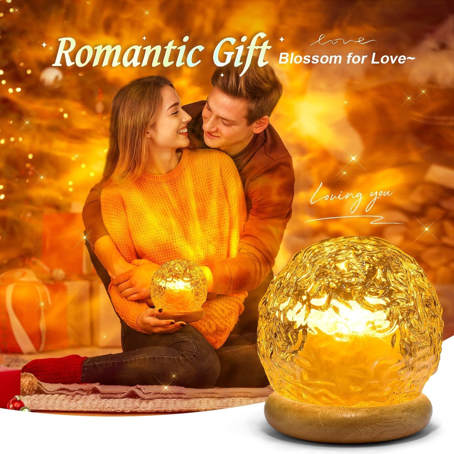 3-in-1 Sunset Ocean Northern Lights Projector Ambient Mood Lamp w/Remote