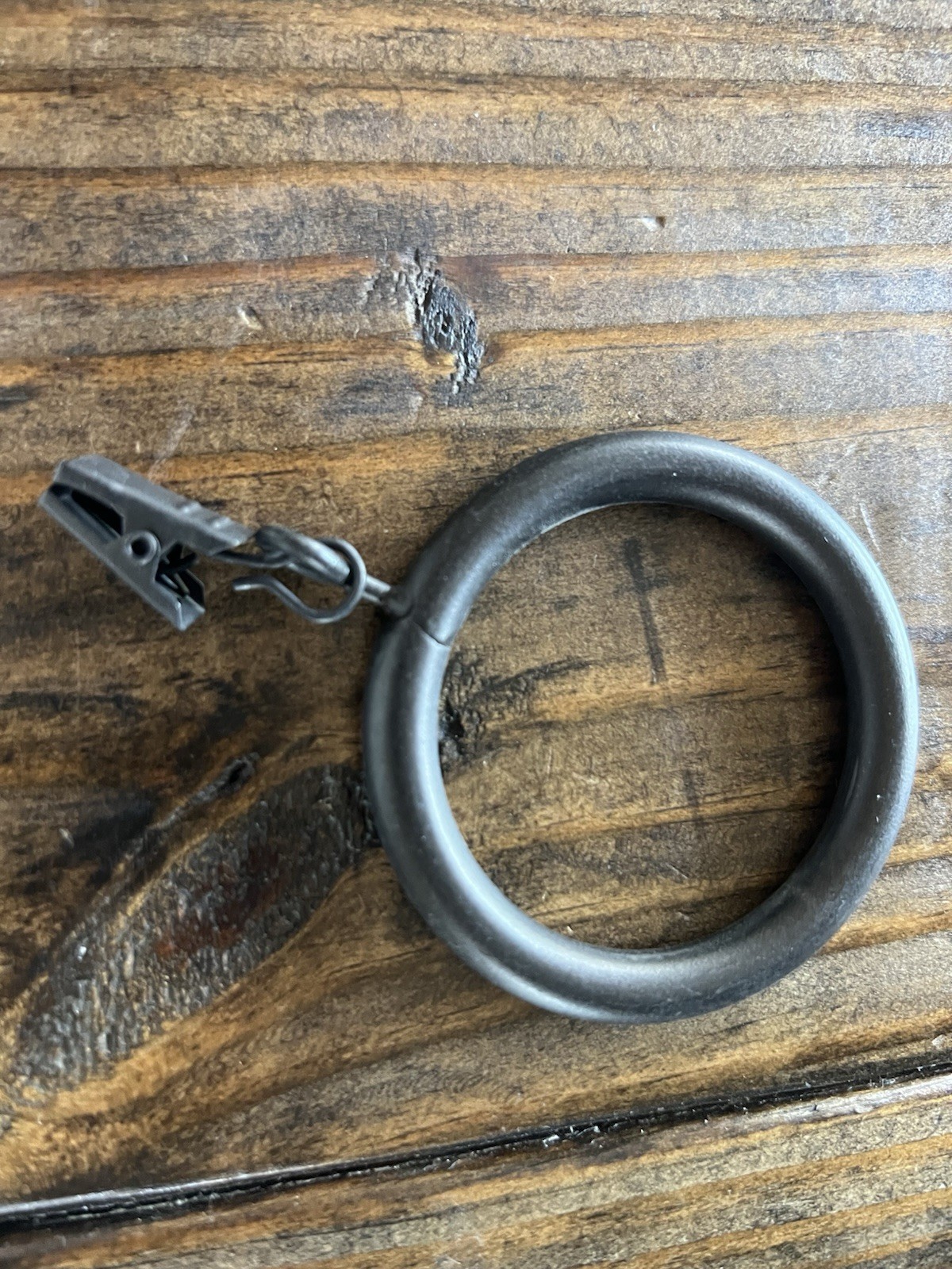 2.5 in. West Elm Very Heavy Duty Curtain Ring clips Antique Bronze- 54 Total