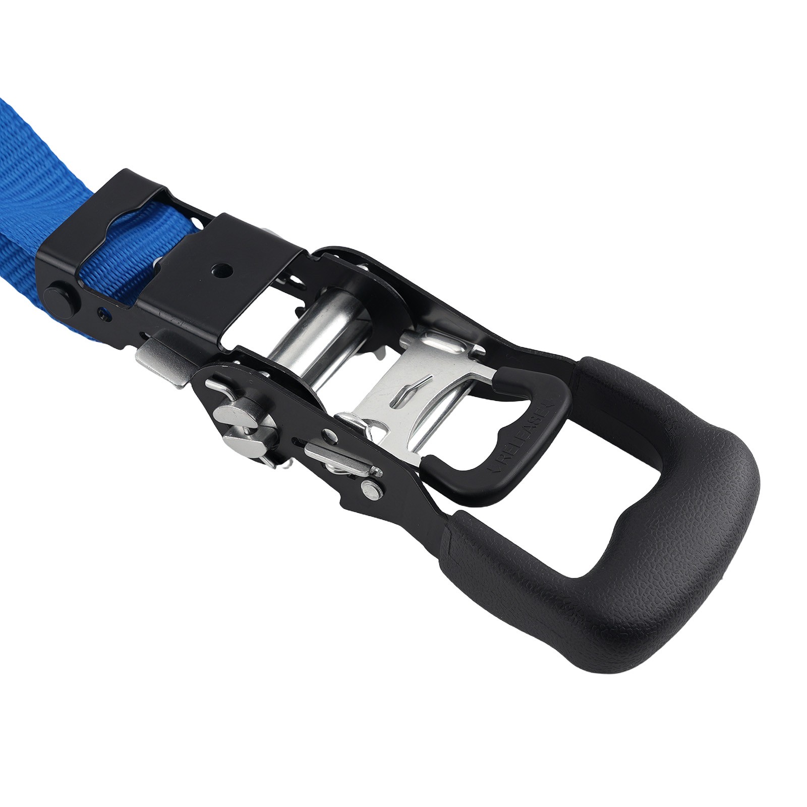 4x Retractable Ratchet Tie Down Straps 1.6” x 8′ 5208 lbs Heaty Duty Blue