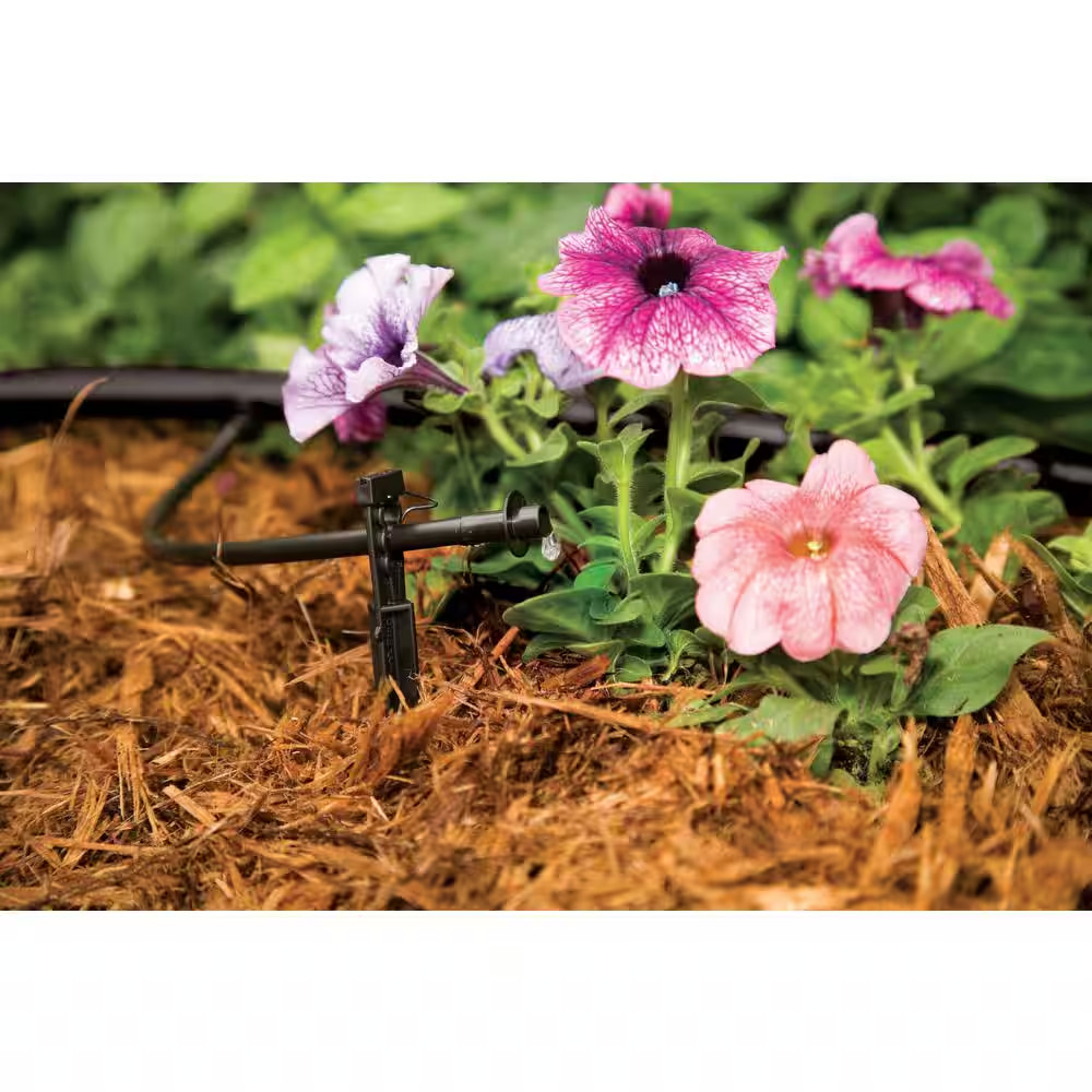 0-35 GPH Full Circle Pattern Micro-Umbrella Micro Bubblers on Stake (4-Pack)