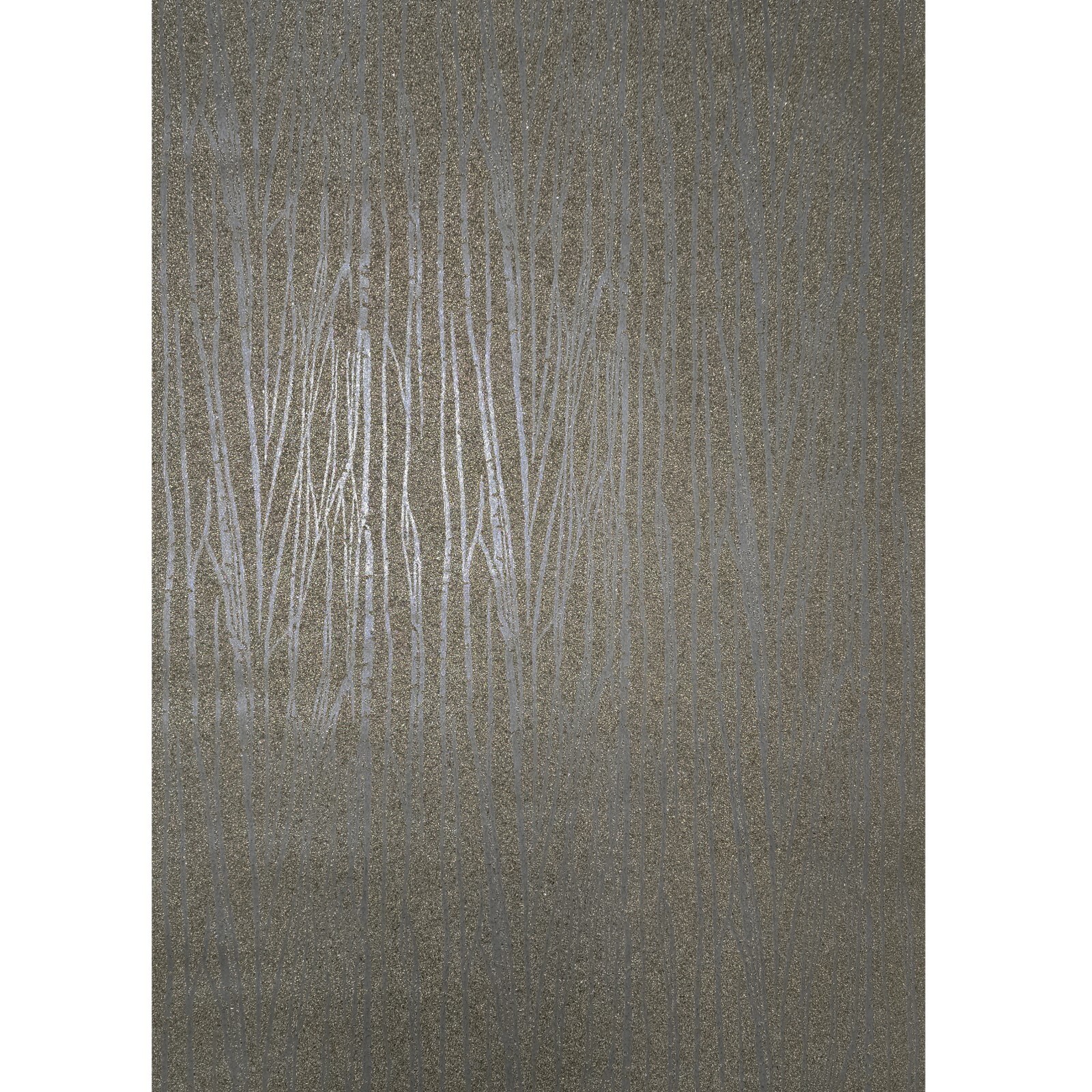 Brass Mica chip textured Real Natural Wallpaper gray silver metallic zebra Lines