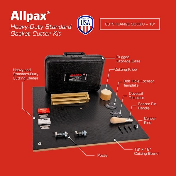 Allpax Ax6010 Gasket Cutter Kit, Heavy Duty, 27Pcs.