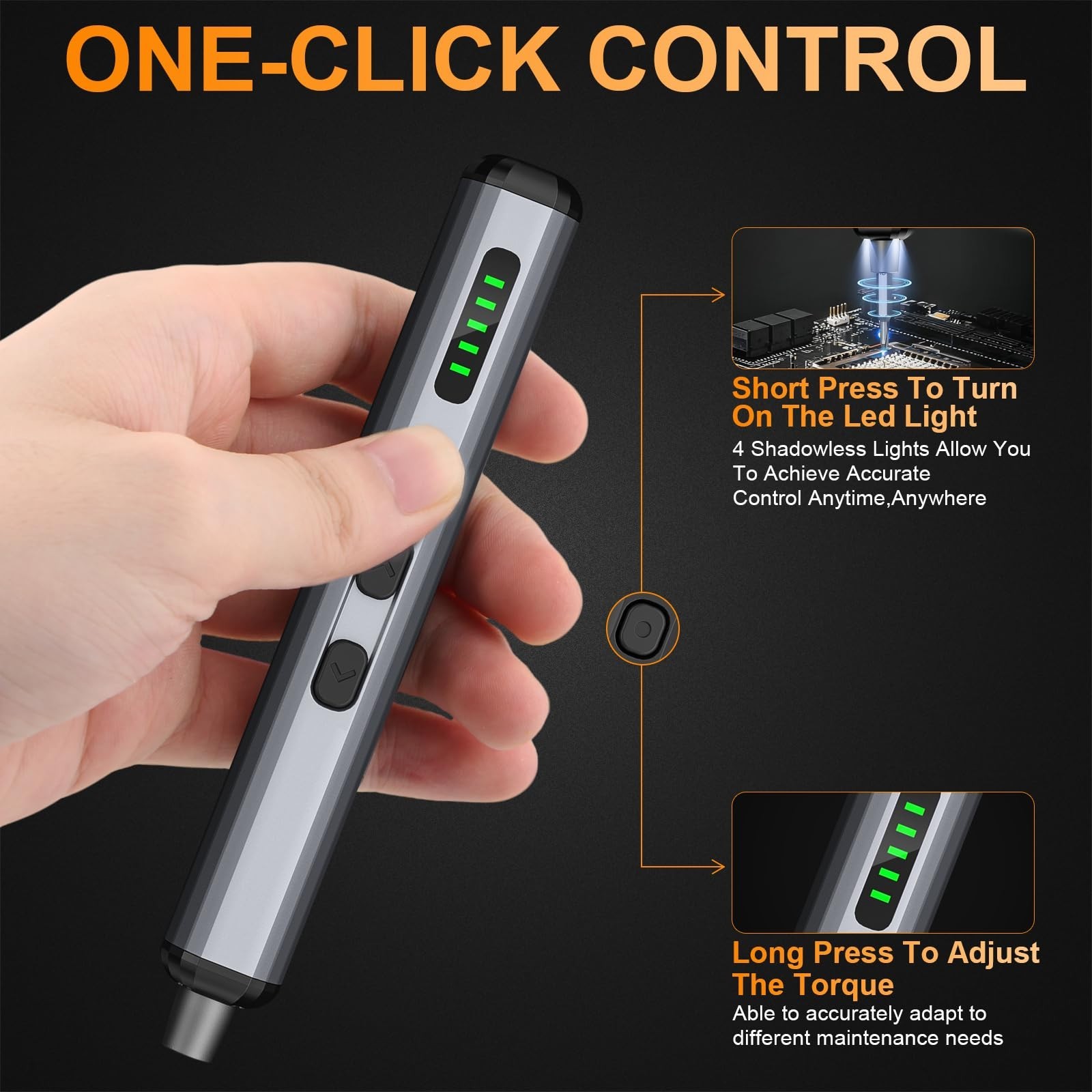 Mini Electric Screwdriver Set – 3.7V Cordless Precision Tool, 72-in-1 Magnetic B